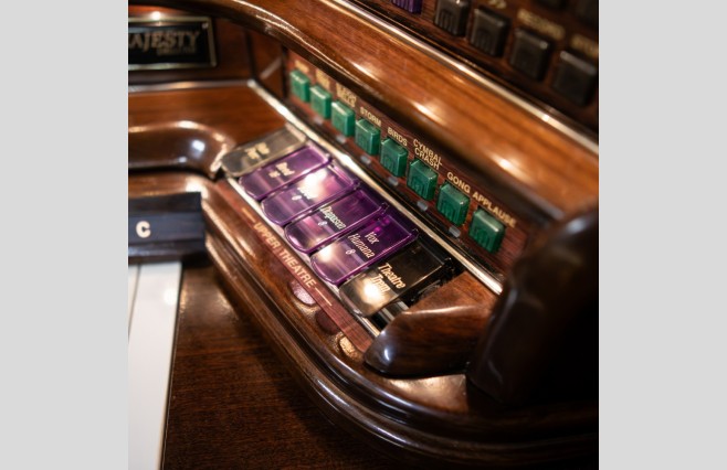 Used Lowrey Majesty DLX Cherry Organ All Inclusive Top Grade Package (SN:510D604K023178) - Image 16